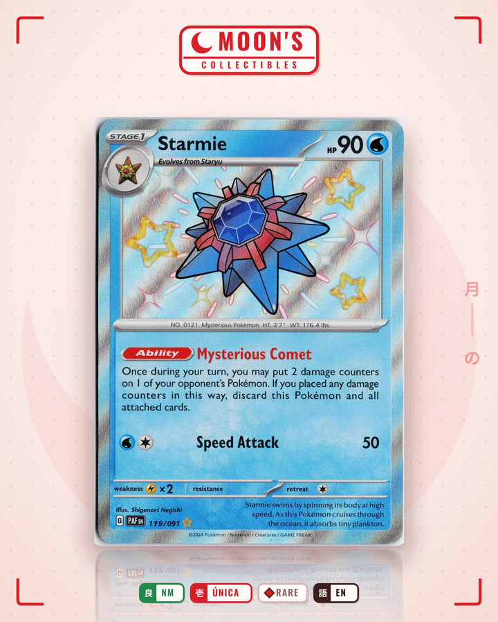 Starmie · Paldean Fates #119/091 · NM