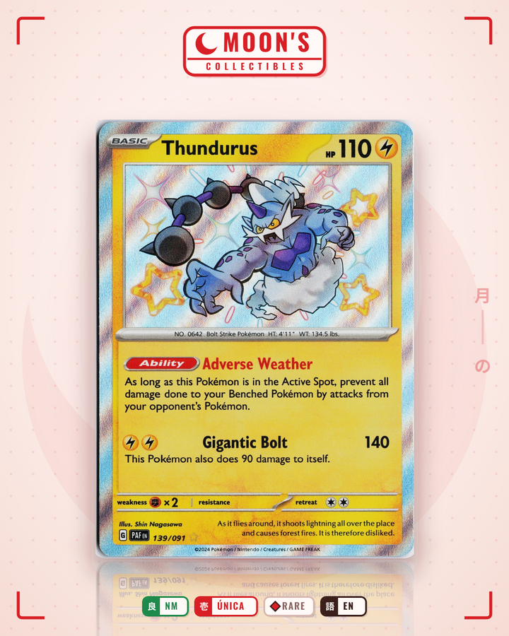 Thundurus · Paldean Fates #139/091 · NM