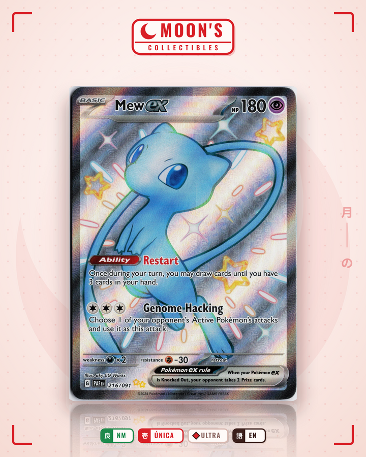 Mew ex · Paldean Fates #216/091 · NM