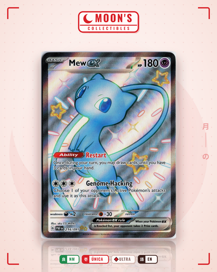Mew ex · Paldean Fates #216/091 · NM