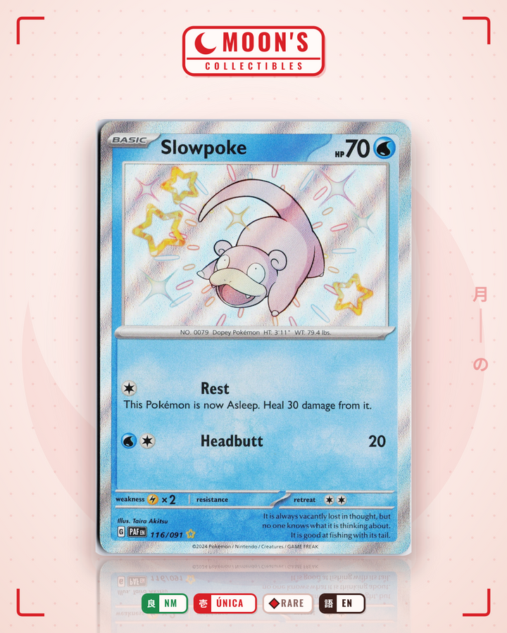 Slowpoke · Paldean Fates #116/091 · NM