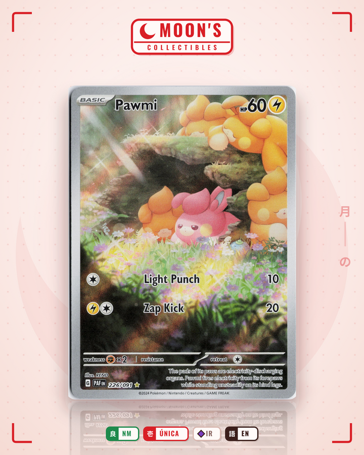 Pawmi · Paldean Fates #226/091 · NM