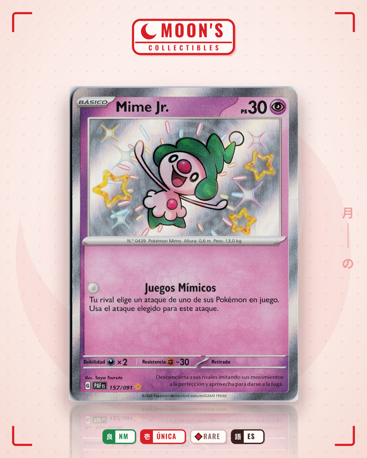 Mime Jr. · Paldean Fates #157/091 · NM