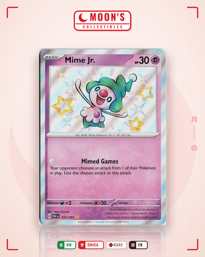 Mime Jr. · Paldean Fates #157/091 · NM