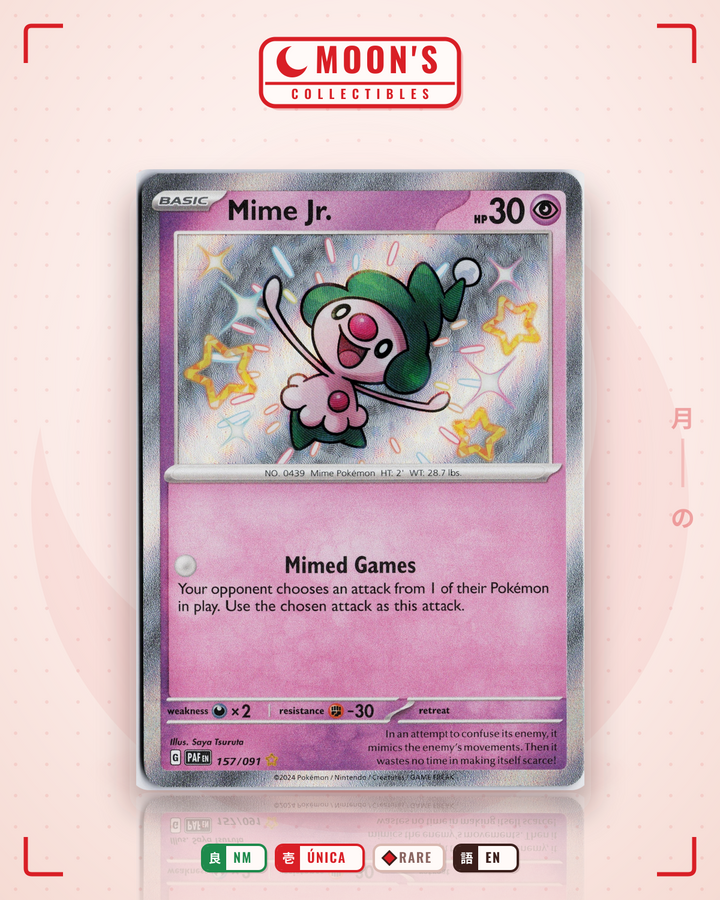 Mime Jr. · Paldean Fates #157/091 · NM