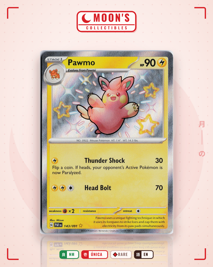 Pawmo · Paldean Fates #143/091 · NM