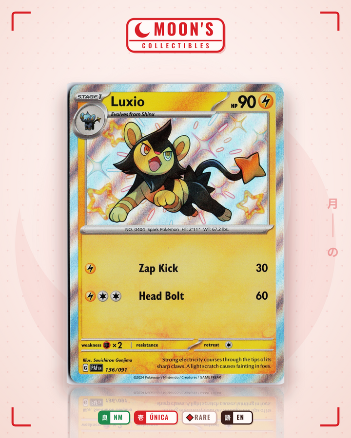 Luxio · Paldean Fates #136/091 · NM