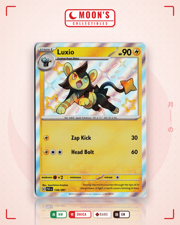 Luxio · Paldean Fates #136/091 · NM