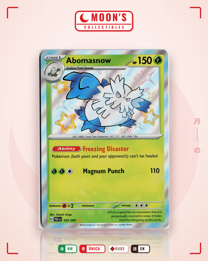 Abomasnow · Paldean Fates #101/091 · NM