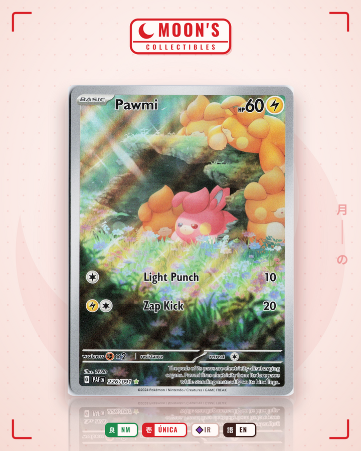 Pawmi · Paldean Fates #226/091 · NM
