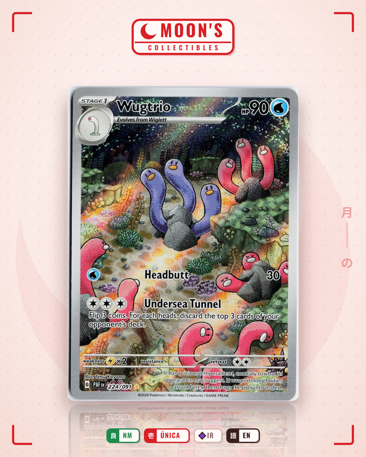 Wugtrio · Paldean Fates #224/091 · NM