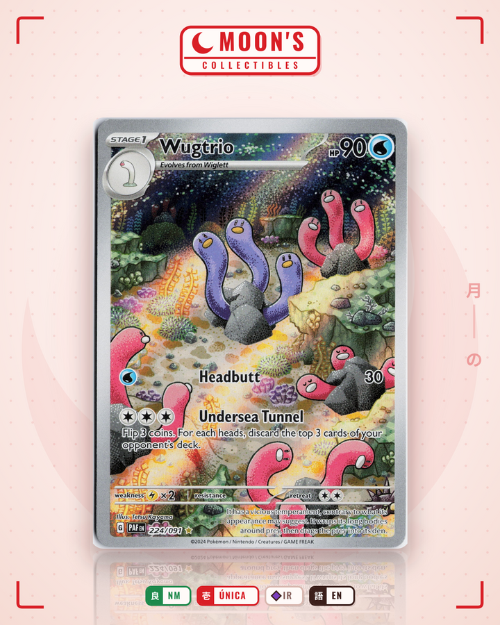 Wugtrio · Paldean Fates #224/091 · NM