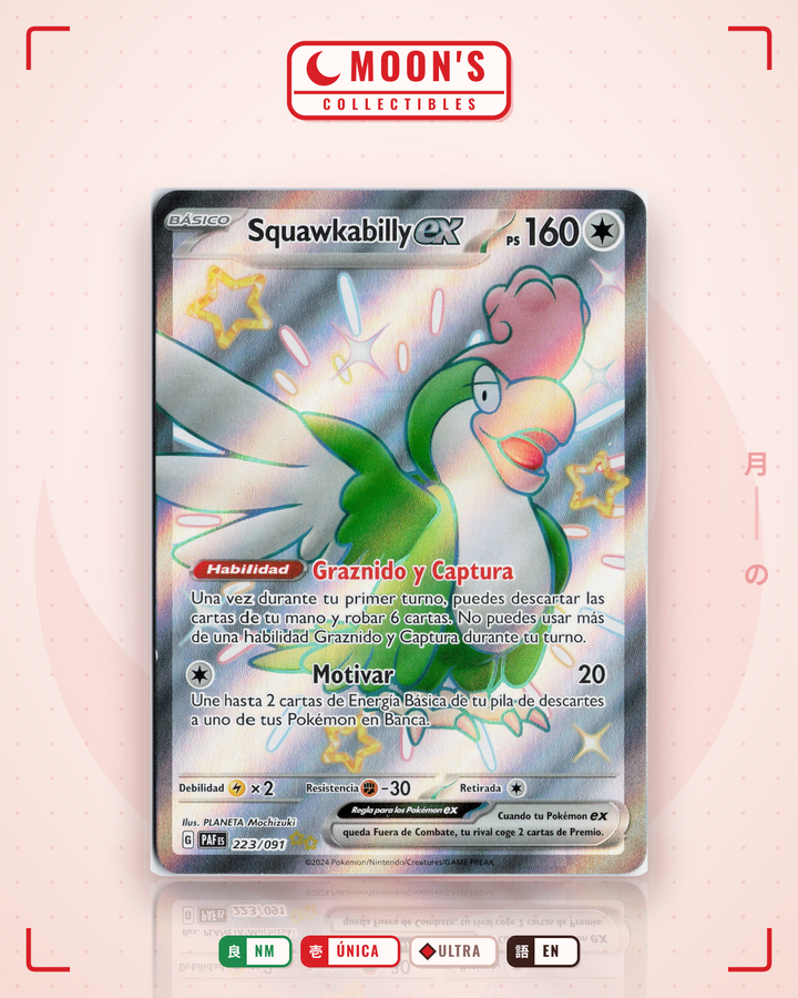 Squawkabilly ex · Paldean Fates #223/091 · NM