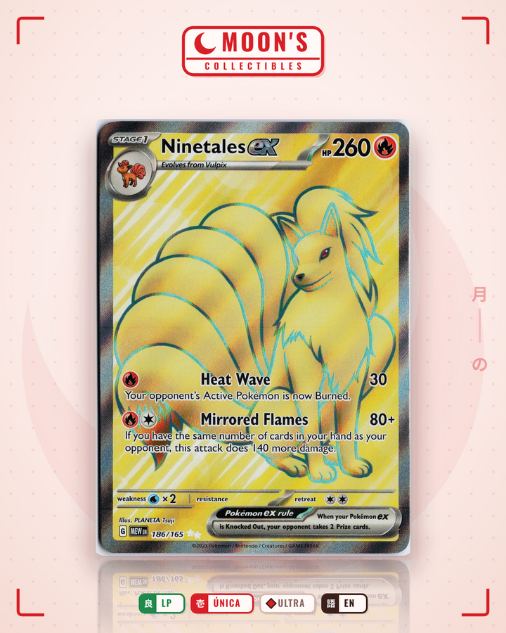 Ninetales ex · 151 #186/165 · LP