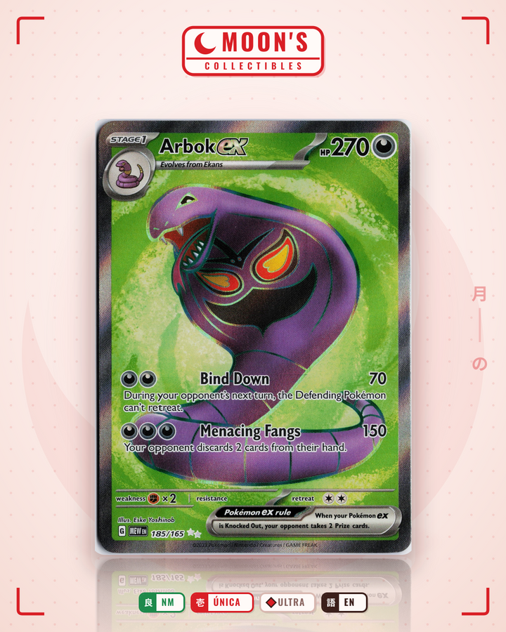 Arbok ex · 151 #185/165 · NM
