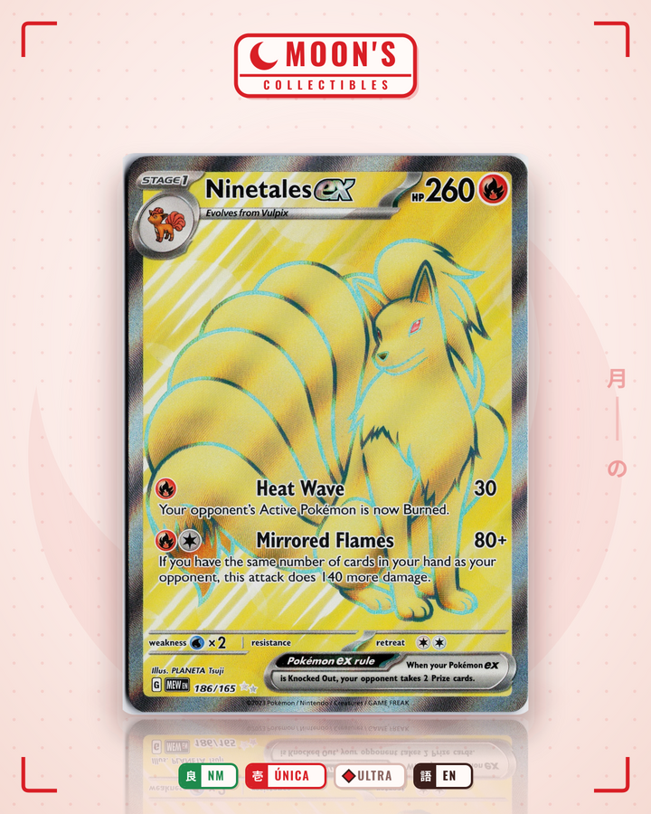 Ninetales ex · 151 #186/165 · NM