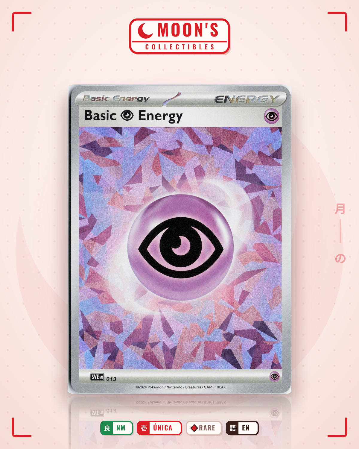 Carta Pokémon Basic Psychic Energy · Scarlet & Violet Energies #013 (NM) — pieza única en Moon's Collectibles México