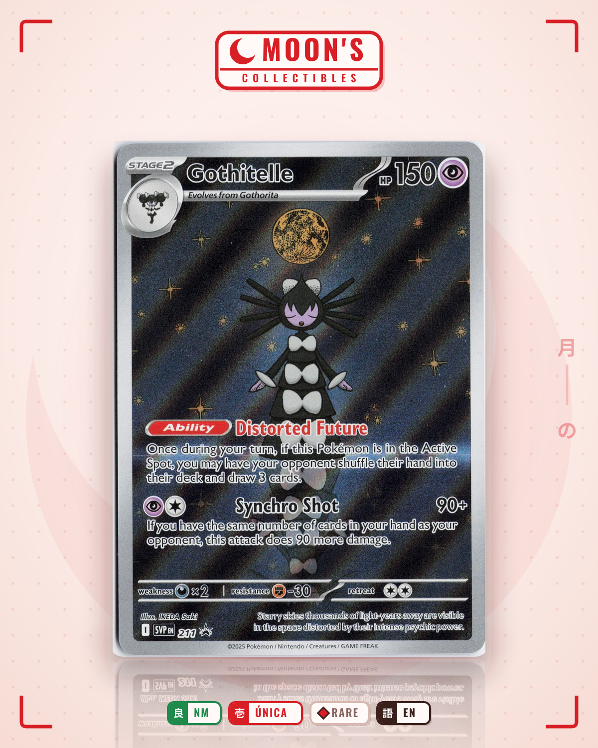 Carta Pokémon Gothitelle ·  #211 (NM) — pieza única en Moon's Collectibles México