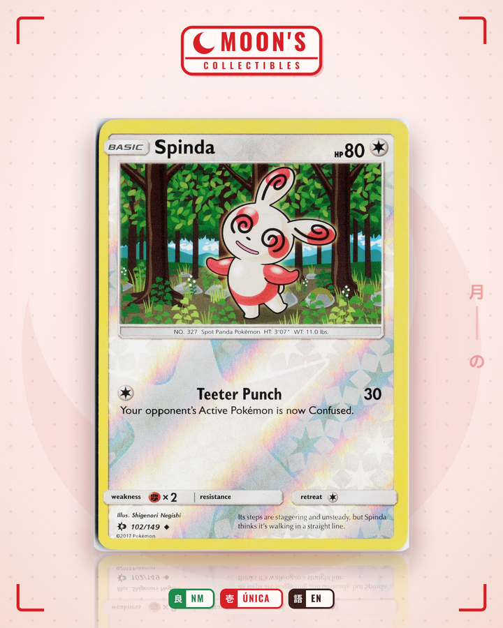 Spinda · Sun & Moon #102/149 · NM