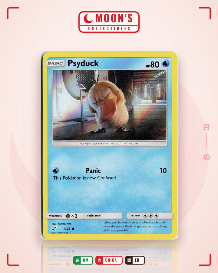 Psyduck · Detective Pikachu #7/18 · NM