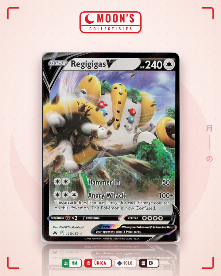 Regigigas V · Crown Zenith #113/159 · NM