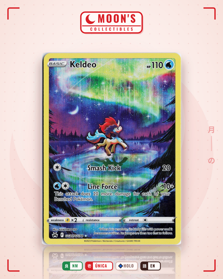 Keldeo · Crown Zenith Galarian Gallery #GG07/GG70 · NM
