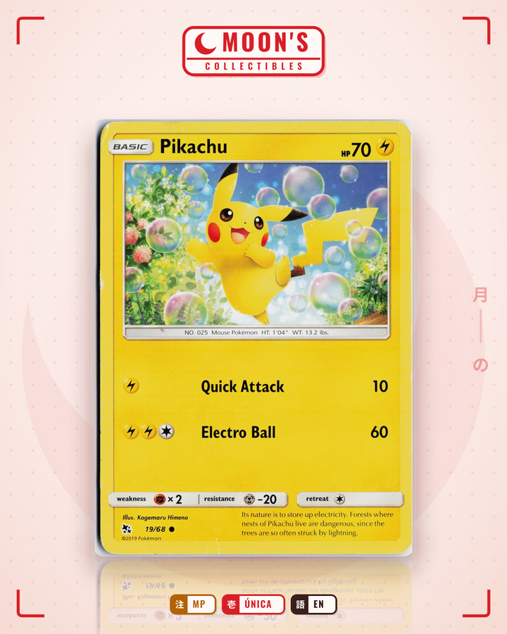 Pikachu · Hidden Fates #19/68 · MP