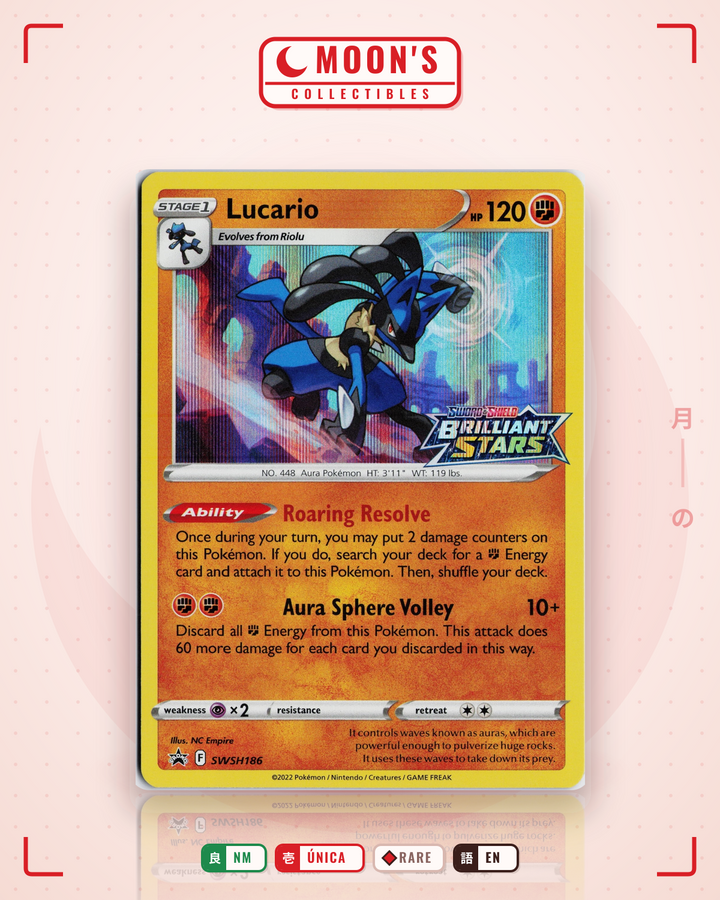 Lucario · SWSH Black Star Promos #SWSH186 · NM