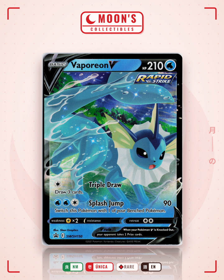 Vaporeon V · SWSH Black Star Promos #SWSH150 · NM