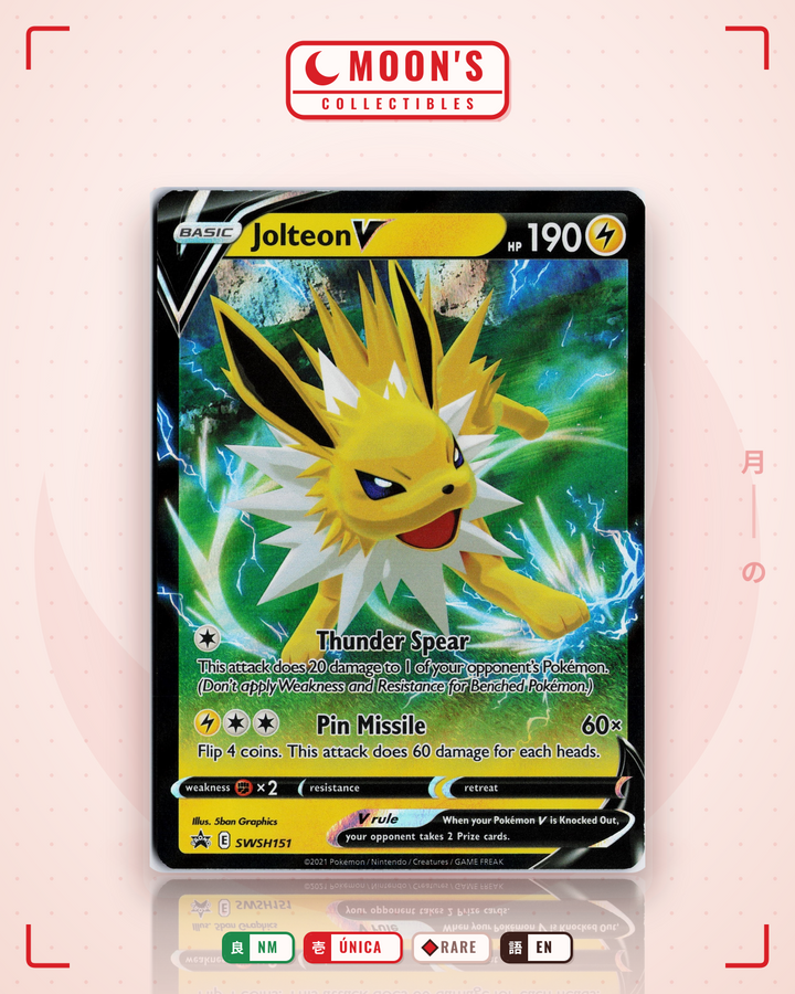 Jolteon V · SWSH Black Star Promos #SWSH151 · NM