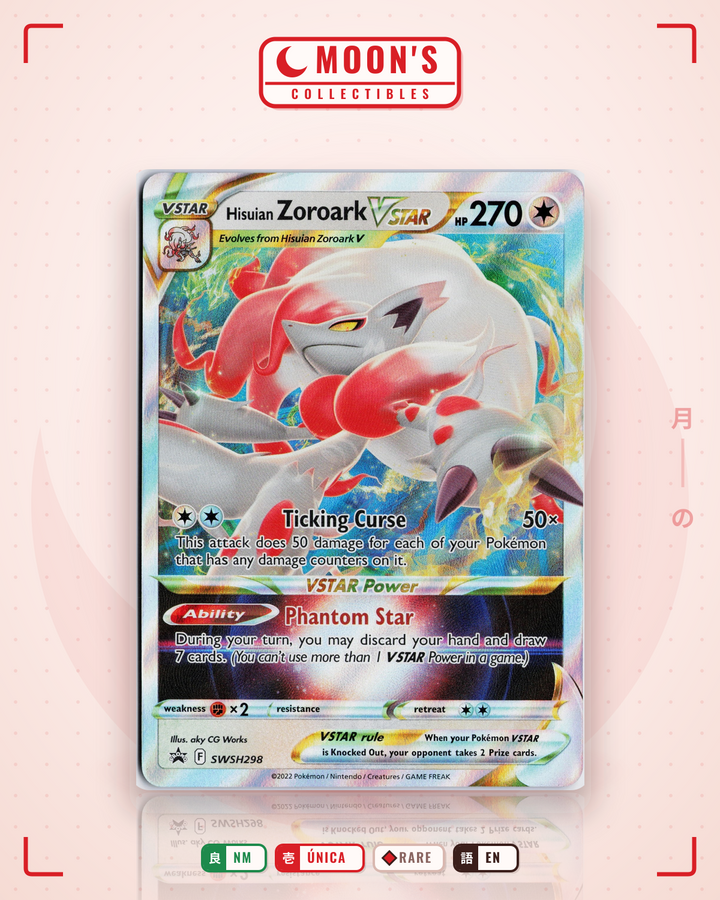 Hisuian Zoroark VSTAR · SWSH Black Star Promos #SWSH298 · NM
