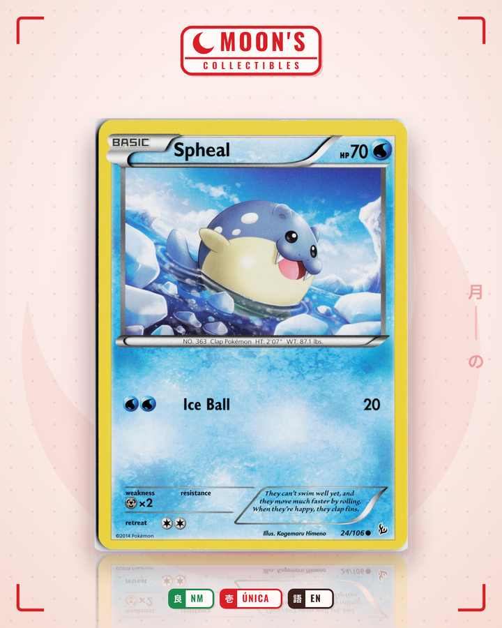 Spheal · Flashfire #24/106 · NM