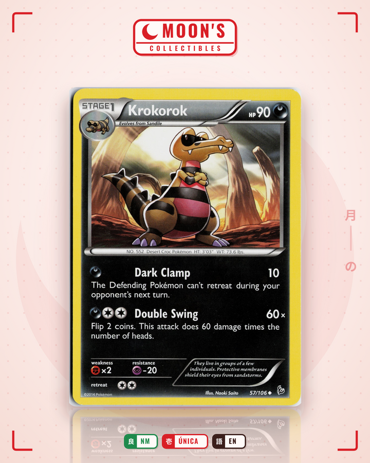 Krokorok · Flashfire #57/106 · NM
