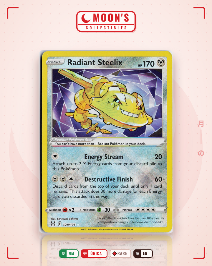 Radiant Steelix · Lost Origin #124/196 · NM