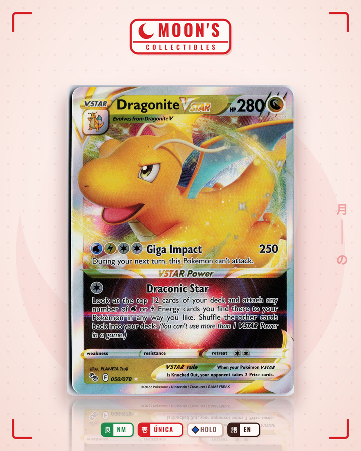 Dragonite VSTAR · Pokémon GO #050/078 · NM