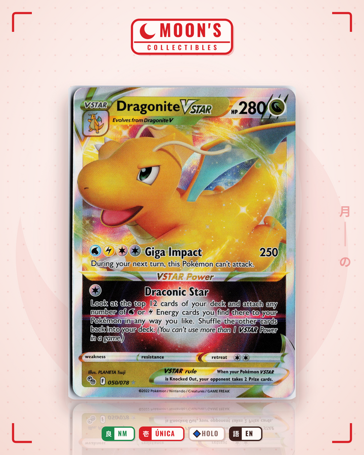 Dragonite VSTAR · Pokémon GO #050/078 · NM