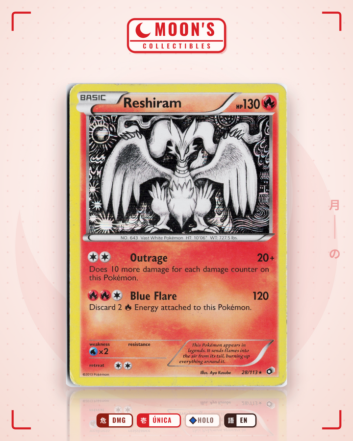 Reshiram · Legendary Treasures #28/113 · DMG