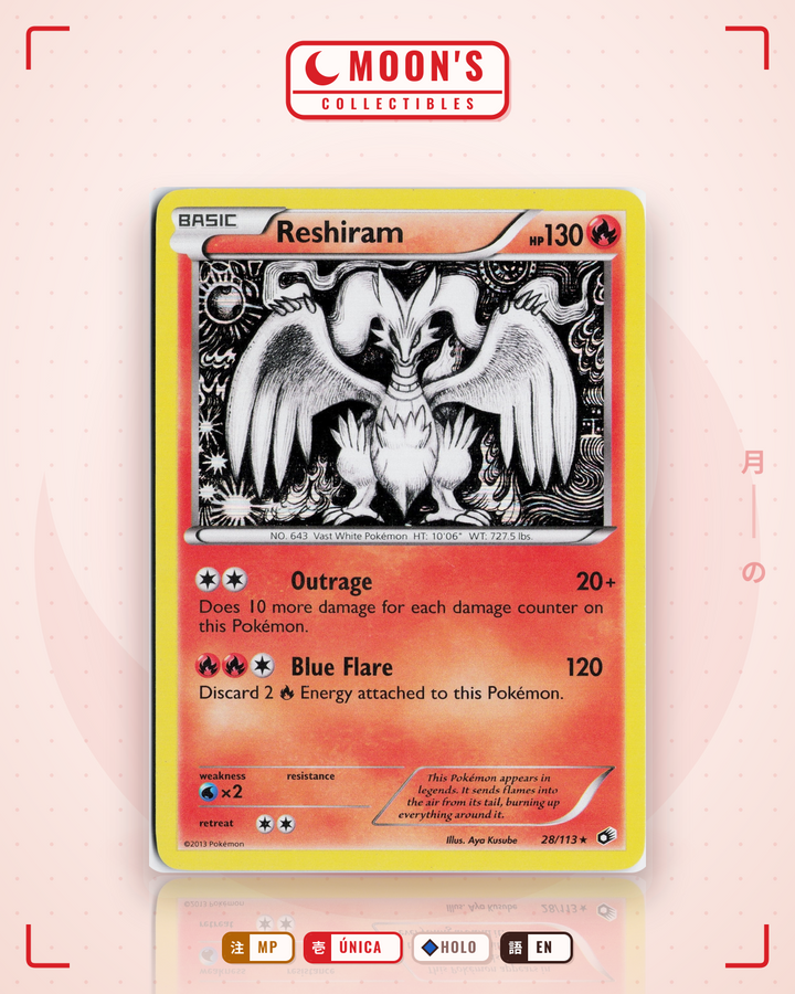 Reshiram · Legendary Treasures #28/113 · MP