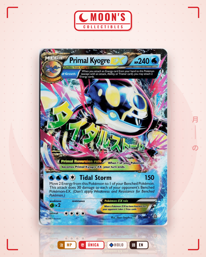 Primal Kyogre-EX · Primal Clash #55/160 · MP