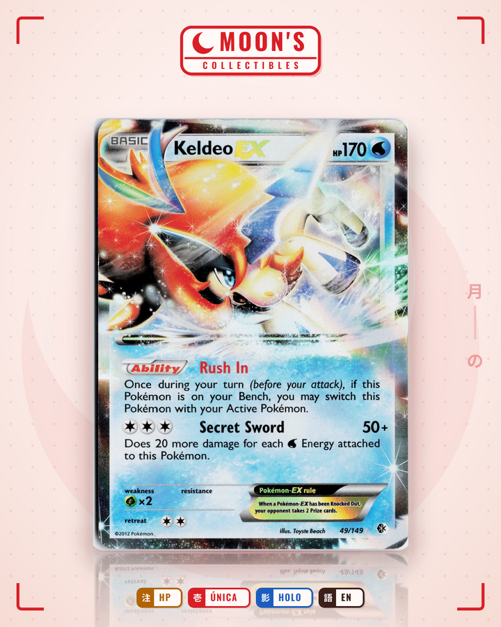 Keldeo-EX · Boundaries Crossed #49/149 · HP