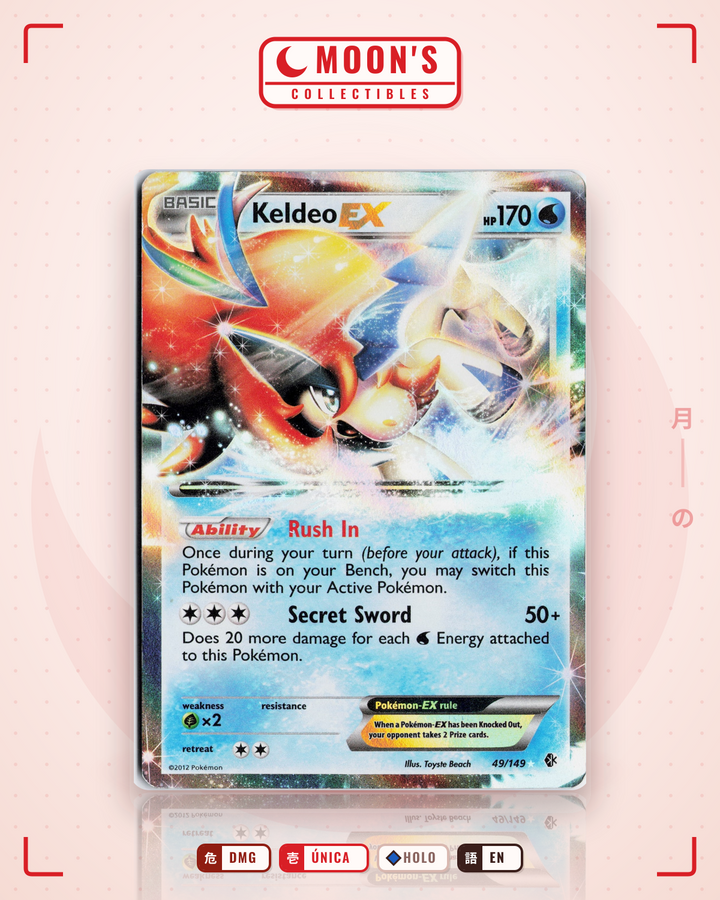 Keldeo-EX · Boundaries Crossed #49/149 · DMG