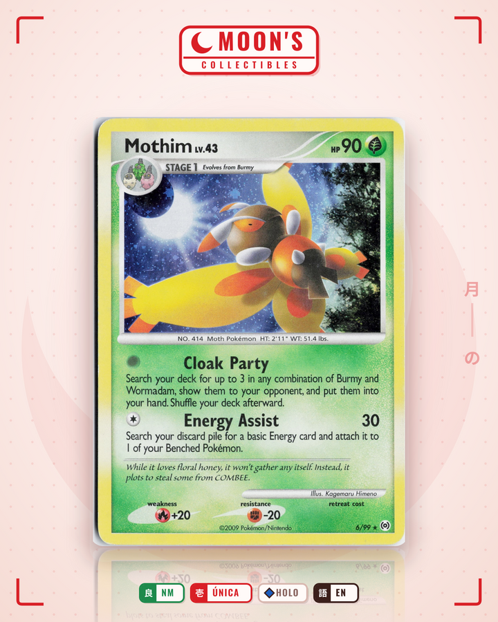Mothim · Arceus #6/99 · NM