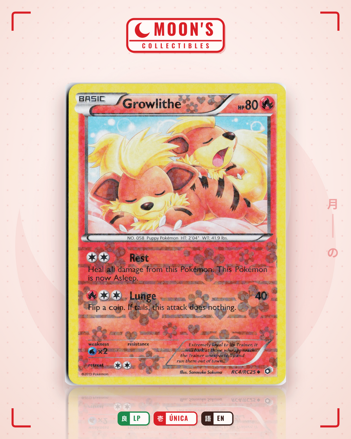 Growlithe · Legendary Treasures #RC4/RC25 · LP