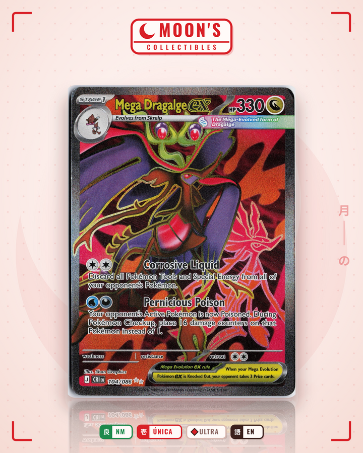 Mega Dragalge ex · Chaos Rising #104/086 · NM