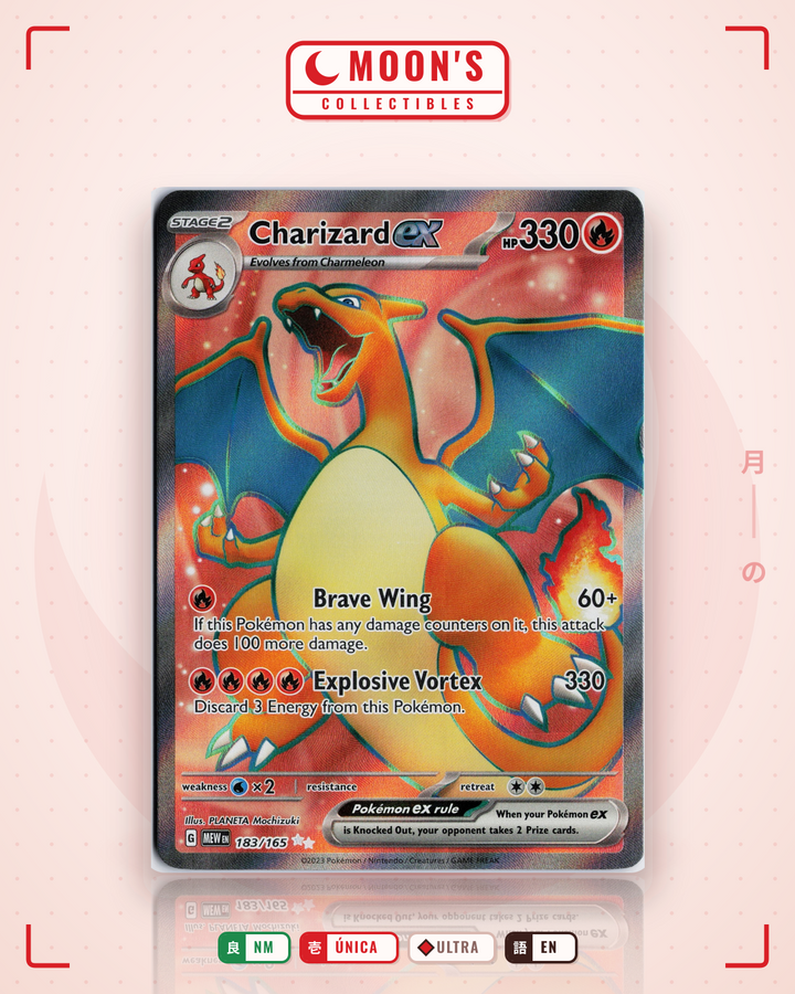 Charizard ex · 151 #183/165 · NM