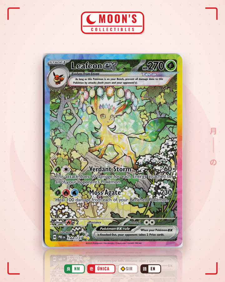 Leafeon ex · Prismatic Evolutions #144/131 · NM