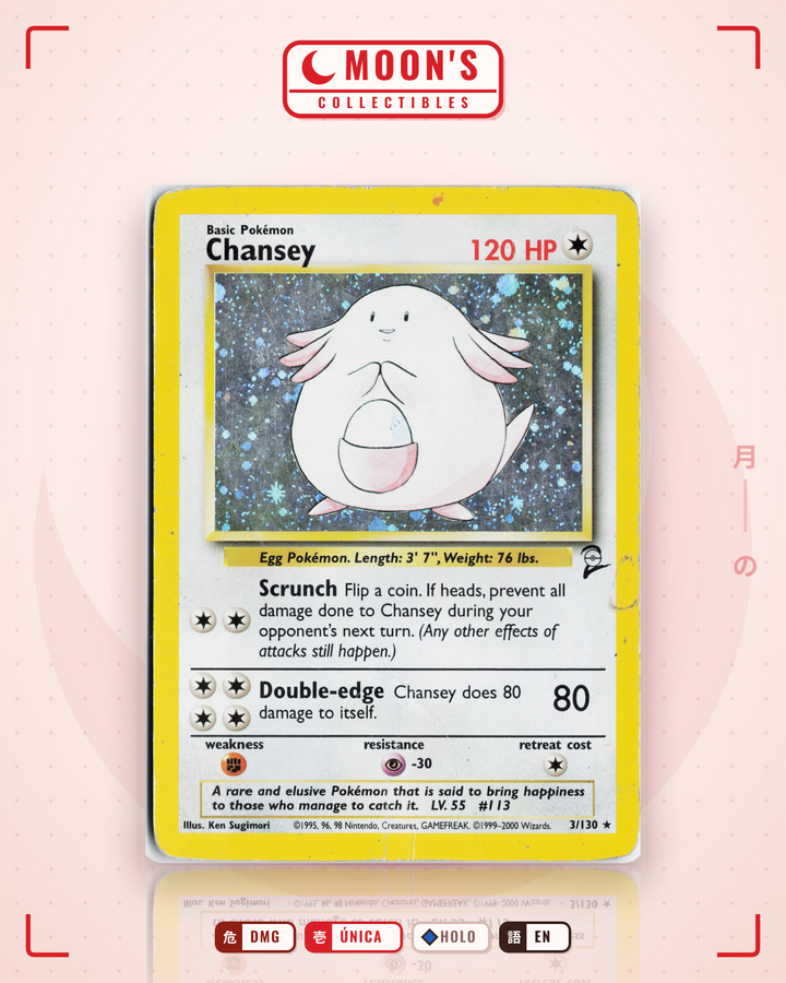 Chansey · Base Set 2 #3/130 · DMG