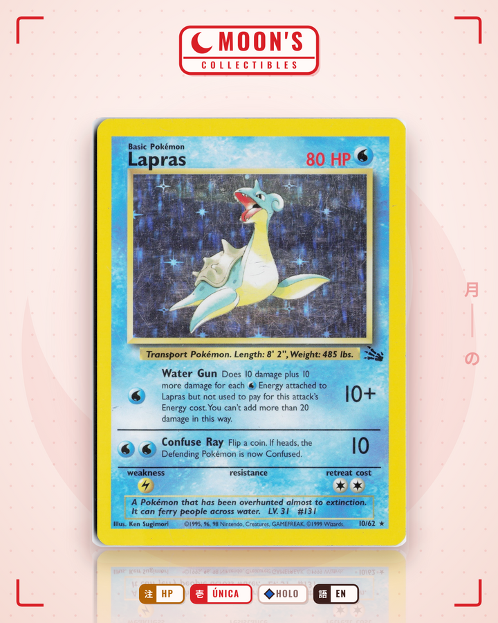 Lapras · Fossil #10/62 · HP