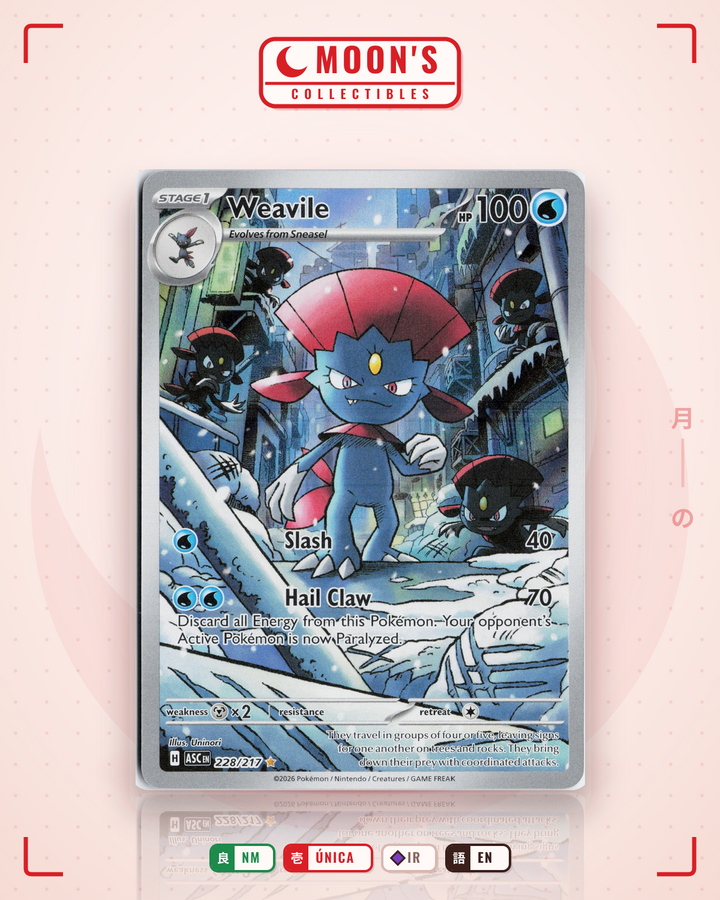 Weavile · Ascended Heroes #228/217 · NM