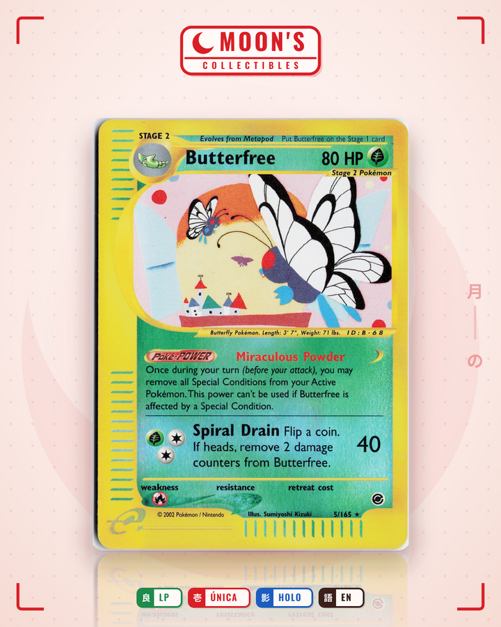 Butterfree · Expedition Base Set #5/165 · LP